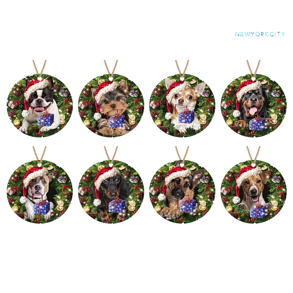 Tag Treo Trang Trí Giáng Sinh Hình Chú Cún Dễ Thương