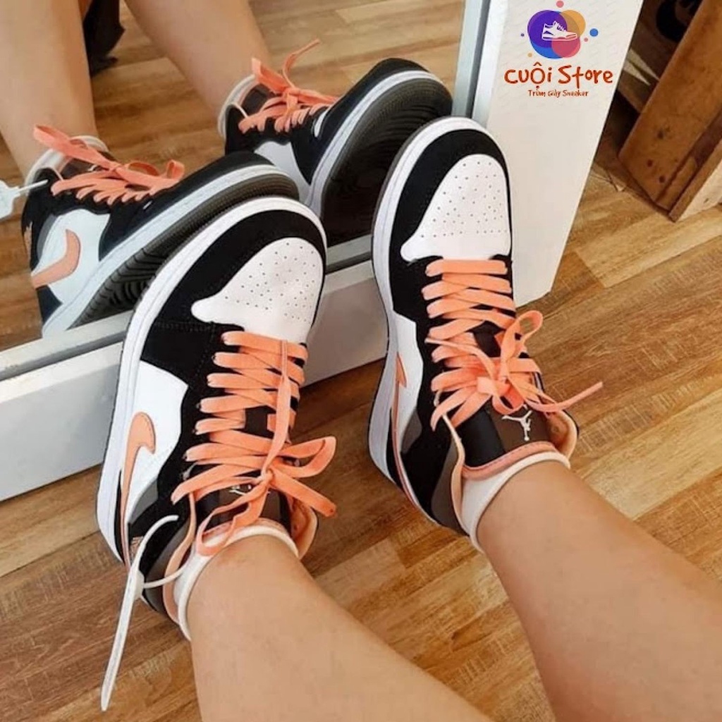 Giày Thể Thao Jd Cổ Thấp Viền Cam Cực Hot 2022 full box
