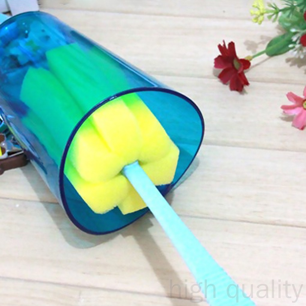 Cọ Rửa Ly Có Tay Cầm Dài Màu Sắc Ngẫu Nhiên Tiện Lợi