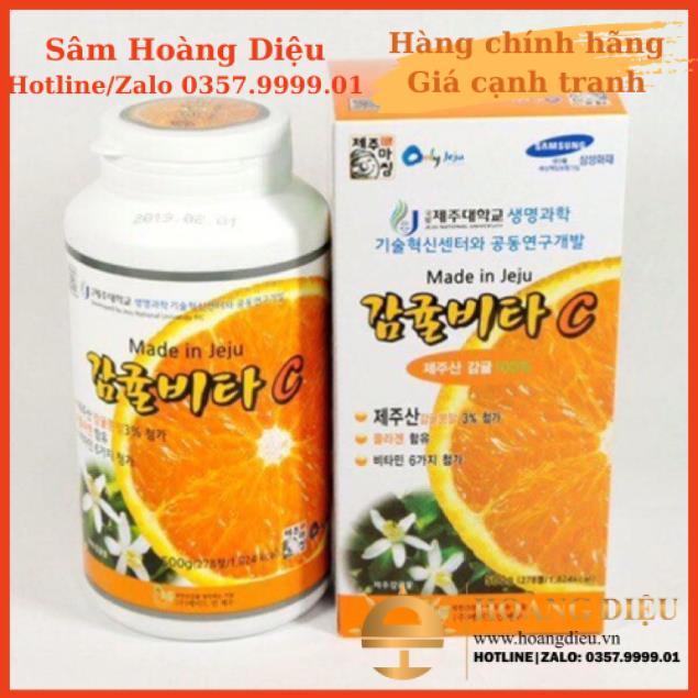 Sâm Hoàng Diệu - VITAMIN C Nguyên Chất Đảo JEJU HÀN QUỐC, HỘP 278 VIÊN