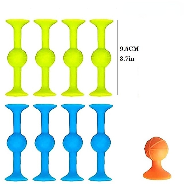 Bộ Đồ Chơi Phi Tiêu Dính Bóng Chày Bằng Silicon Cho Trẻ Em Và Người Lớn