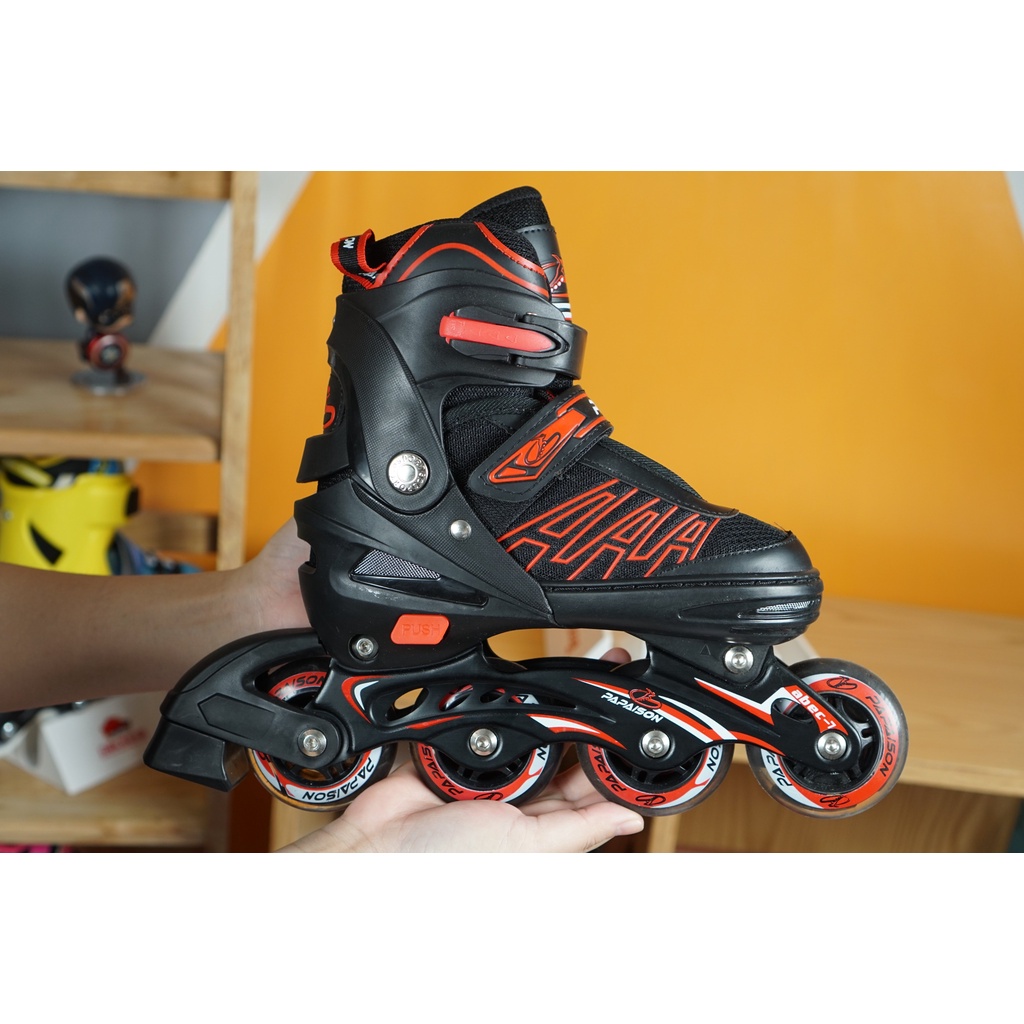 Giày Trượt Patin Trẻ Em  Papaison A3 - Có Bánh Phát Sáng, Phanh Chân An Toàn