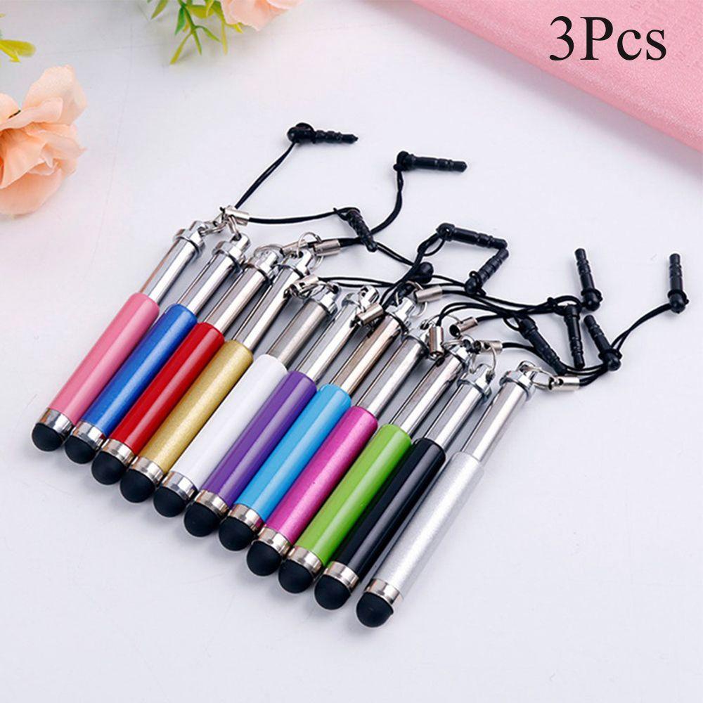 Set 3 Bút Cảm Ứng Điện Tử Có Thể Thu Gọn Cho Điện Thoại / Máy Tính Bảng / pc
