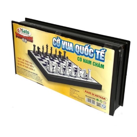 Đồ Chơi Cờ Vua Nam Châm Sato Giúp Bé Rèn Luyện Sự Kiên Trì Và Tư Duy ( Hàng VN)