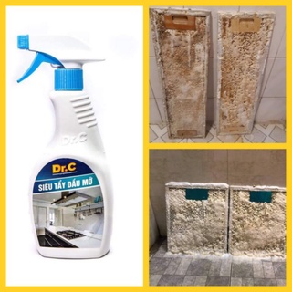 Chai siêu tẩy dầu mỡ Dr C - 500ml làm vệ sinh xoong nồi chảo, bếp gas, máy hút mùi, nhà bếp từ