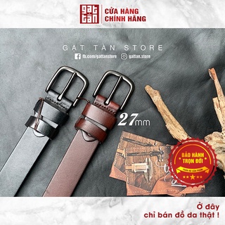 [BẢO HÀNH TRỌN ĐỜI] Thắt Lưng Da Nam / Dây Nịt Da Nam Cao Cấp Gạt Tàn Store / Cam Kết Da Bò Thật 100% - TL247