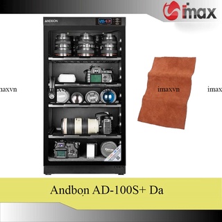 Tủ chống ẩm Andbon AD100S (100 Lít) Công nghệ Japan + Tặng da cừu lau len (Da thật)