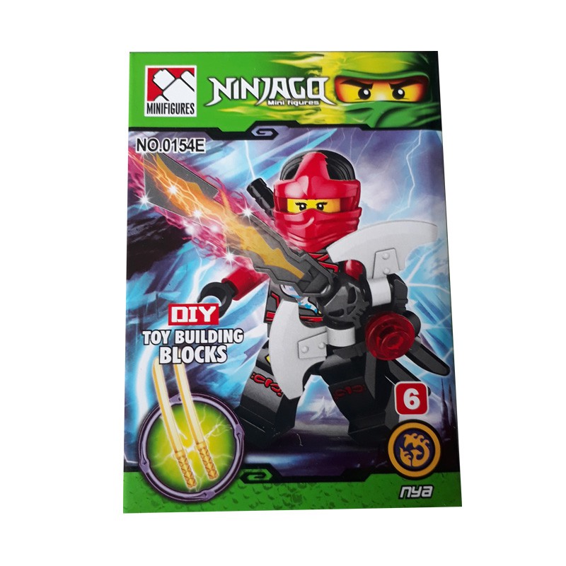 Xếp Hình Nhân Vật Ninjago 6 Màu YTC5060