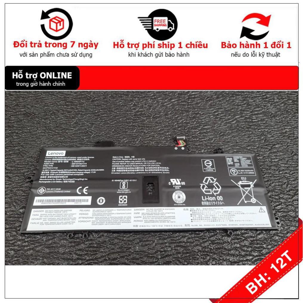 [BH12TH] ⚡️[Sạc zin] Pin Lenovo ThinkPad X1 Carbon 7th Gen 2019 L18L4P71 L18C4P71 L18M4P72