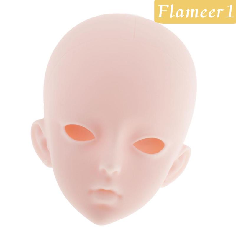 Đầu Búp Bê Nữ Bằng Nhựa 60cm Tỉ Lệ 1 / 3 BJD 1 / 3