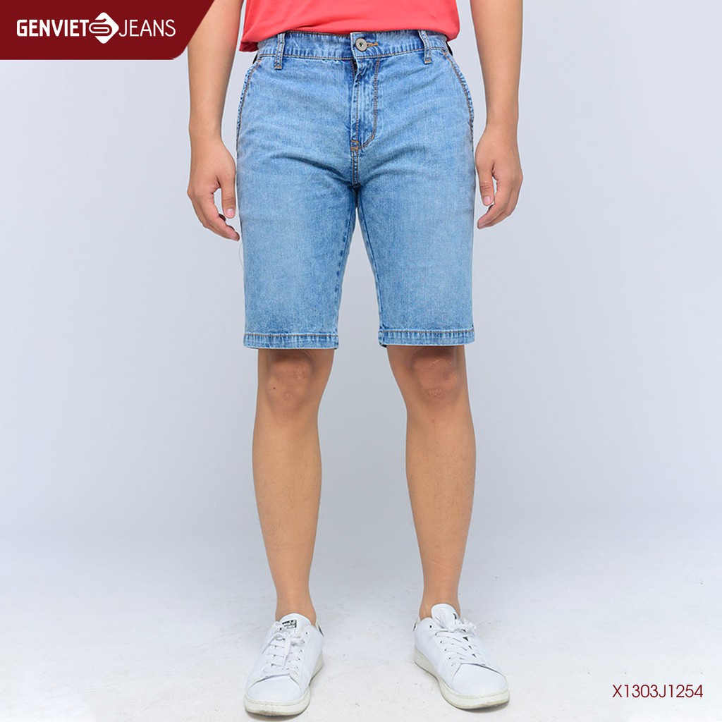 Quần Ngố Jeans Nam Genviet X1303J1254