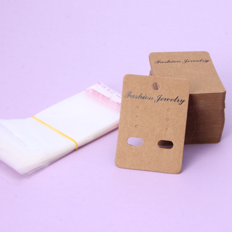 Set 100 Thẻ Trưng Bày Vòng cổ / Bông Tai DIY