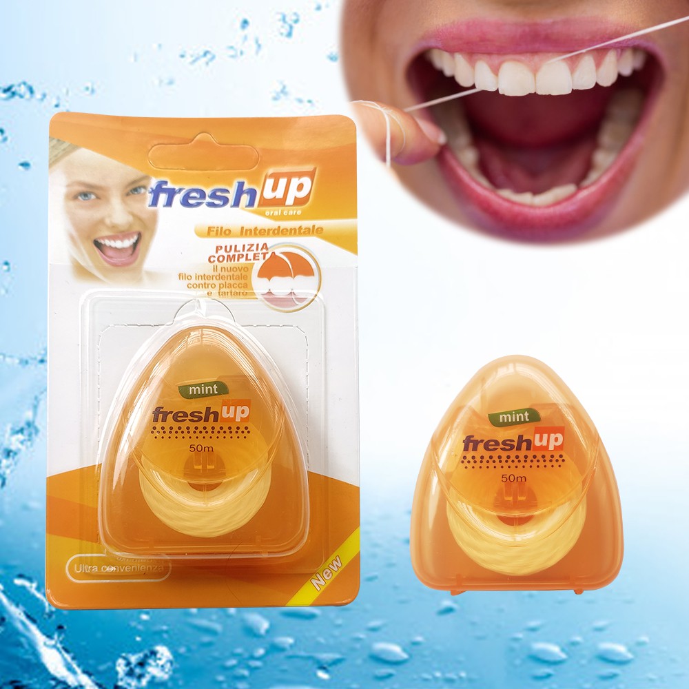 Chỉ nha khoa FreshUp -Cuộn Dài 50m (Hương Bạc Hà)