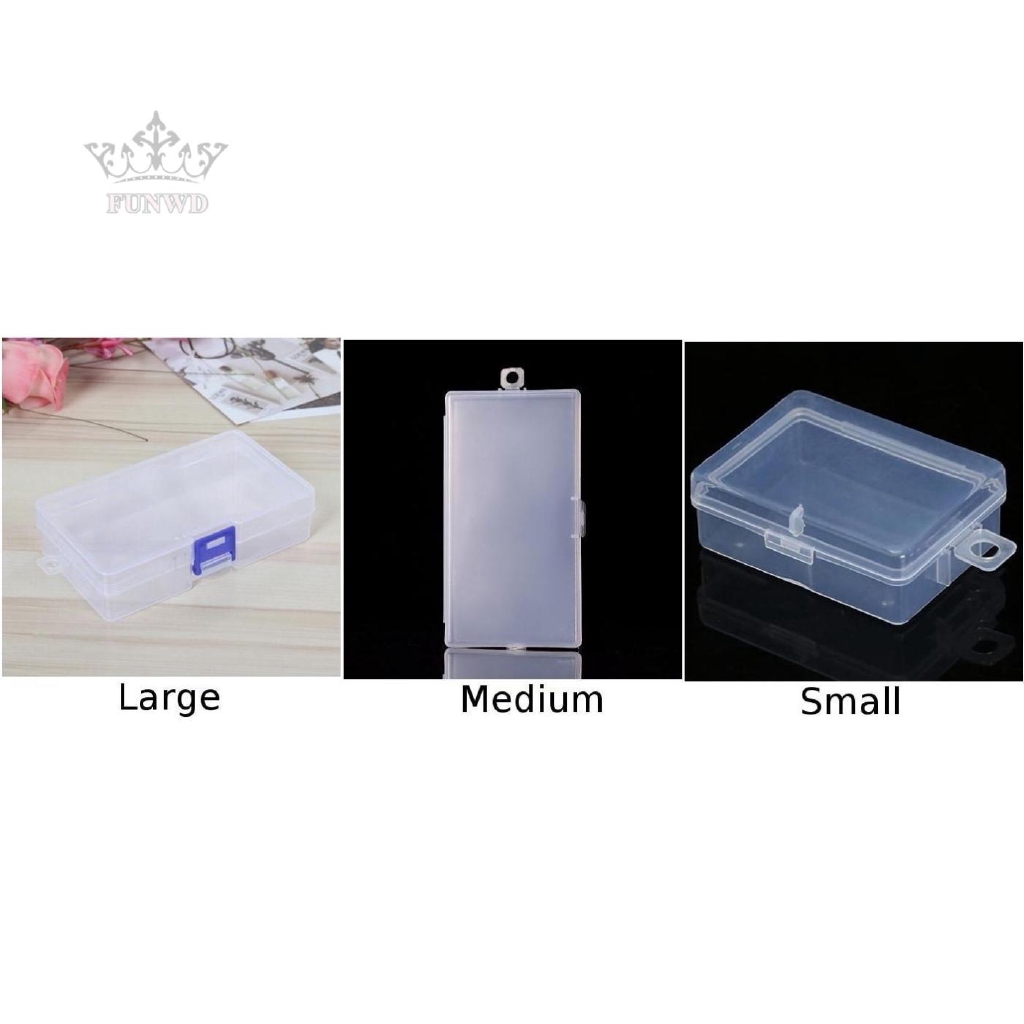 Hộp Nhựa Trong Suốt Đựng Thuốc/Đồ Trang Sức Đa Năng