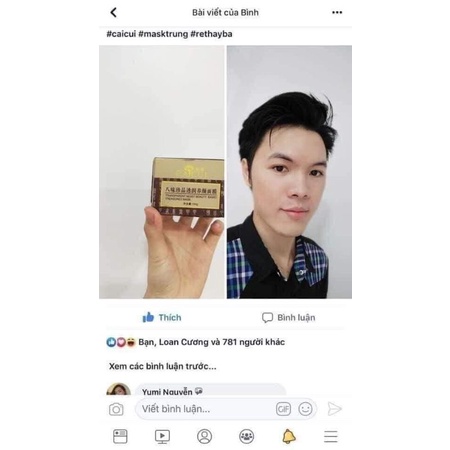 Mặt nạ thuố* bắc Caicui