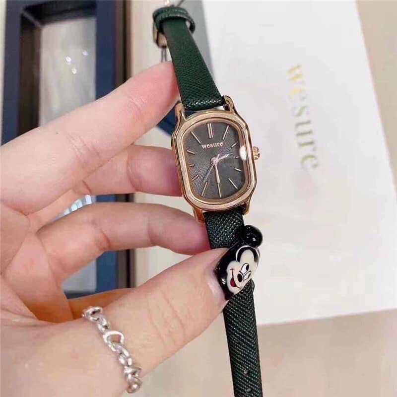 [CHÍNH HÃNG]  Đồng hồ Nữ cao cấp WE Sure case 26 dây da kèm hộp phù hợp tay nhỏ | BigBuy360 - bigbuy360.vn