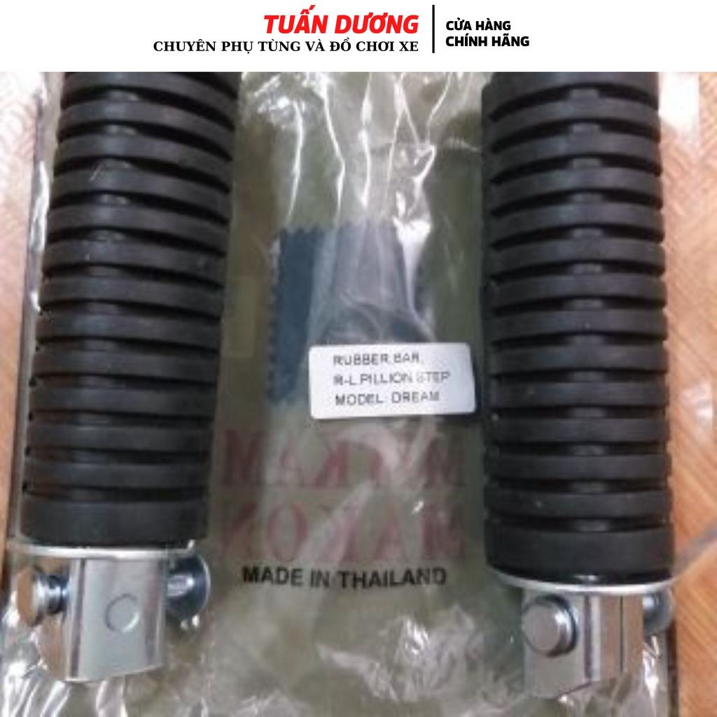 Để chân sau xe DREAM thái - cao su để chân dùng cho dream Thái