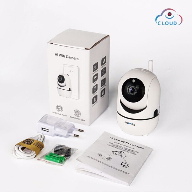 [Mã 154ELSALE2 giảm 7% đơn 300K] Camera wifi Chuyển động theo người tặng kèm thẻ nhớ 32gb