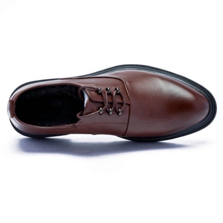 Giày Derby Nam công sở tăng chiều cao da bò nhập khẩu CK041