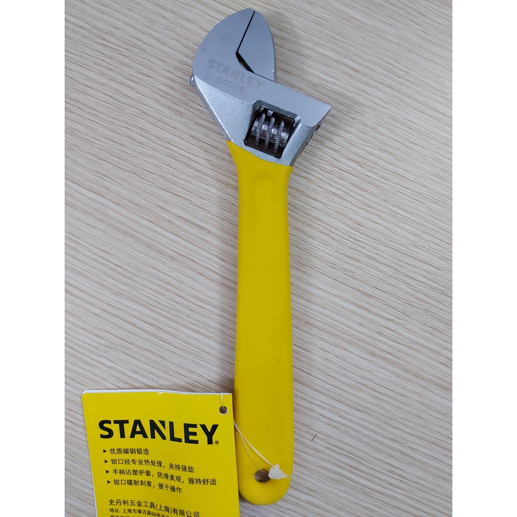 Cờ lê, Mỏ lết STANLEY STAD01008-23 8 inch 200mm (Hàng Chính Hãng - Chất lượng cao)