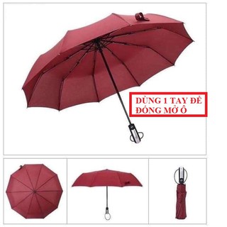Ô dù tự động Nhật Bản đóng mở bằng nút bấm - Tiện lợi đi mưa, nắng