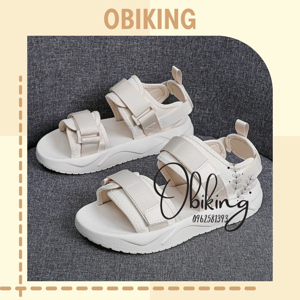 Dép Sandal nữ Ulzzang đế bệt học sinh sinh viên Đi học Đi chơi Giá Rẻ