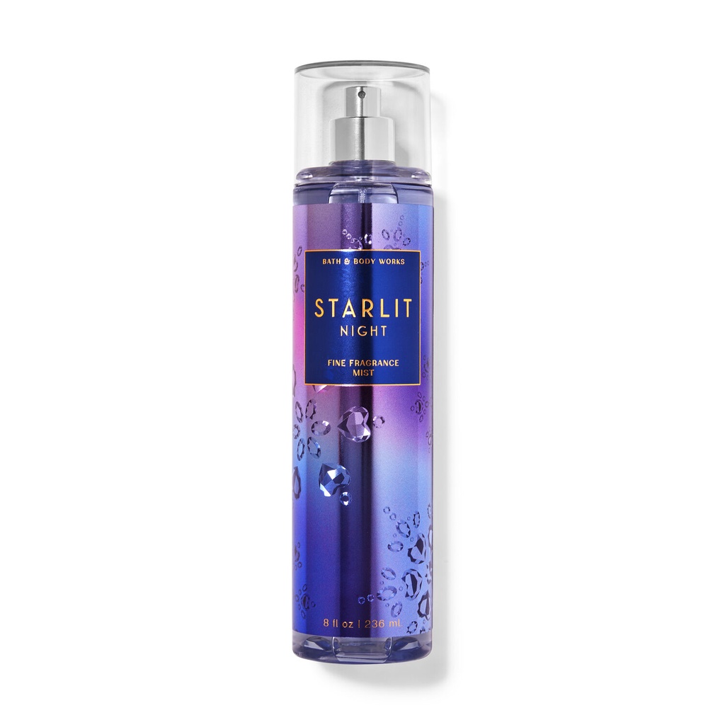 BODY MIST - Xịt thơm toàn thân STARLIT NIGHT Bath &amp; Body Works