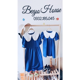 đầm đôi mẹ và bé gái