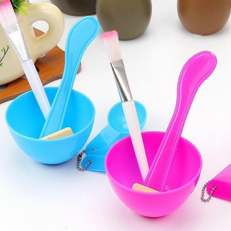 Làm mặt nạFREESHIPBát trộn mặt nạ 4 in 1 - Dụng cụ làm đẹp