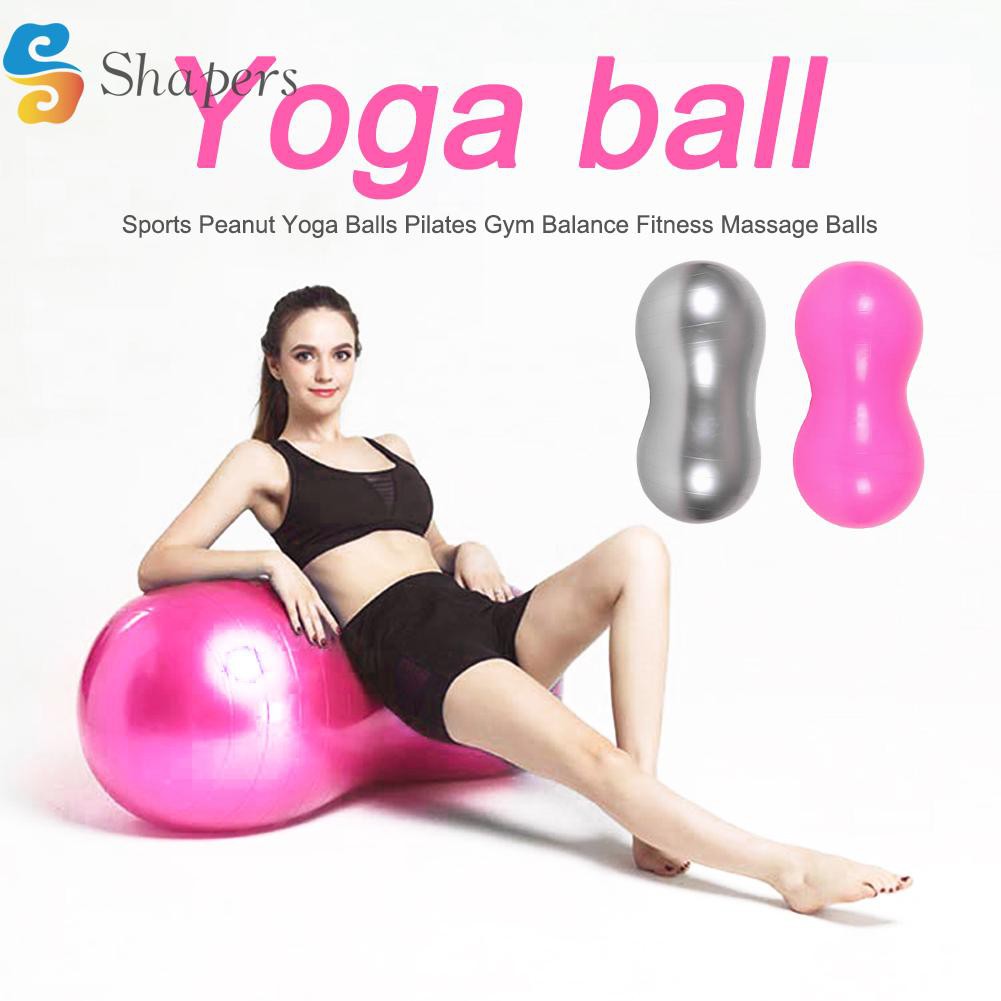 READY√SA❀PVC Peanut Massage Ball Fitness Body Fascia Exercise Relieve Pain Yoga Ball