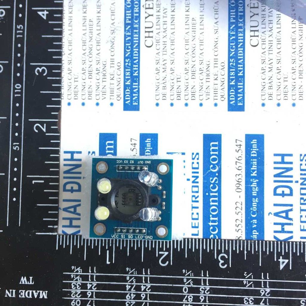 module cảm biến nhận biết màu sắc GY-31 TCS230 TCS3200 3200 kde3149