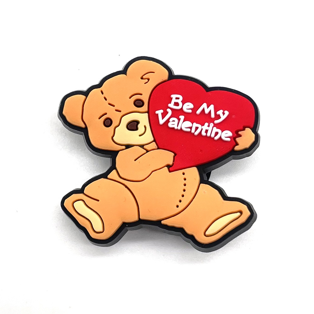 Phụ Kiện Nút Trang Trí Giày Dép Hình Trái Tim Xinh Xắn