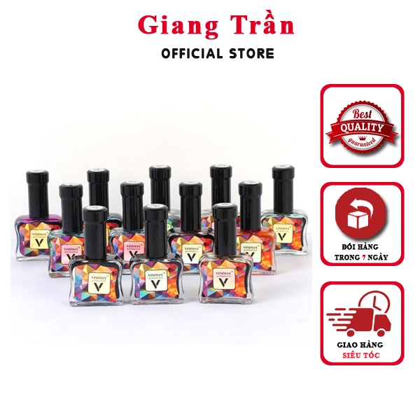Set cồn loang Vinimay tạo hiệu ứng cực đẹp cho bộ móng từ 12 màu