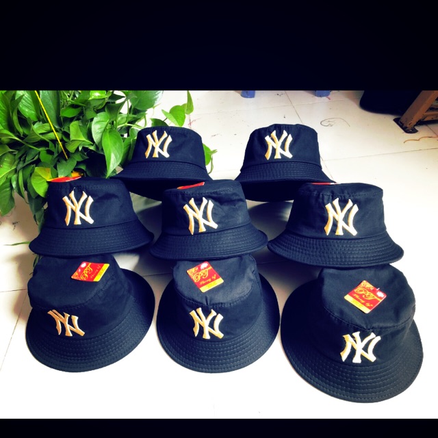 NÓn bucket, mũ bucket, nón bucket thêu NY