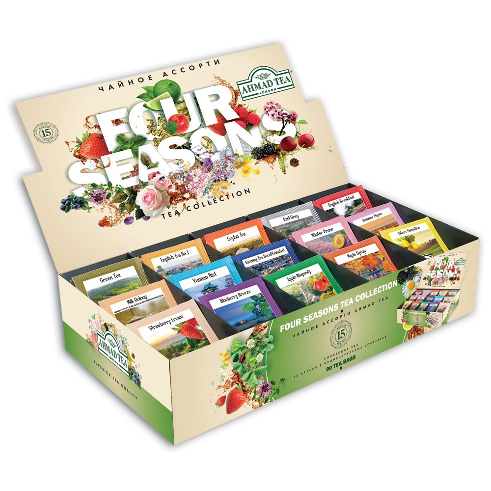 HỘP TRÀ QUÀ TẶNG AHMAD TEA FOUR SEASONS TEA COLLECTION