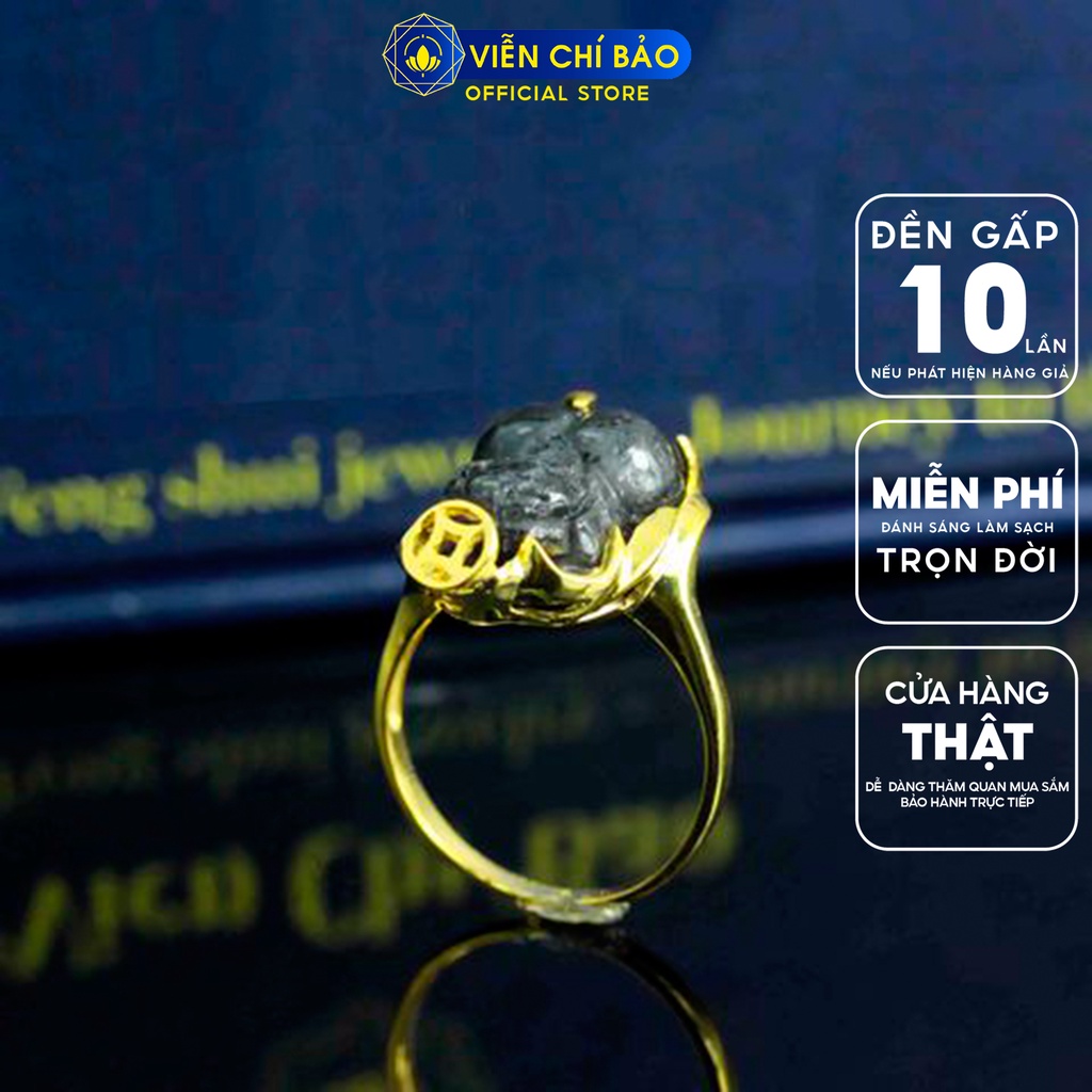 Nhẫn bạc nữ thiên lộc tóc đen chất liệu bạc 925 thời trang phụ kiện trang sức nữ Viễn Chí Bảo N600010