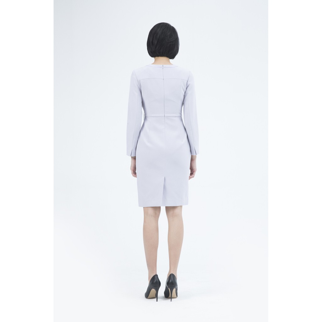 Đầm 2 lớp dài tay thiết kế IVY moda MS 49M2680