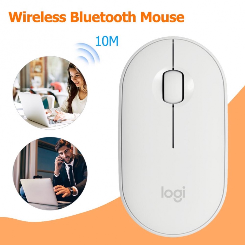 Logitech Pebble Wireless Mouse M350 1000Dpi 100G High Precision Optical Silent Bluetooth Mouse for Laptop
