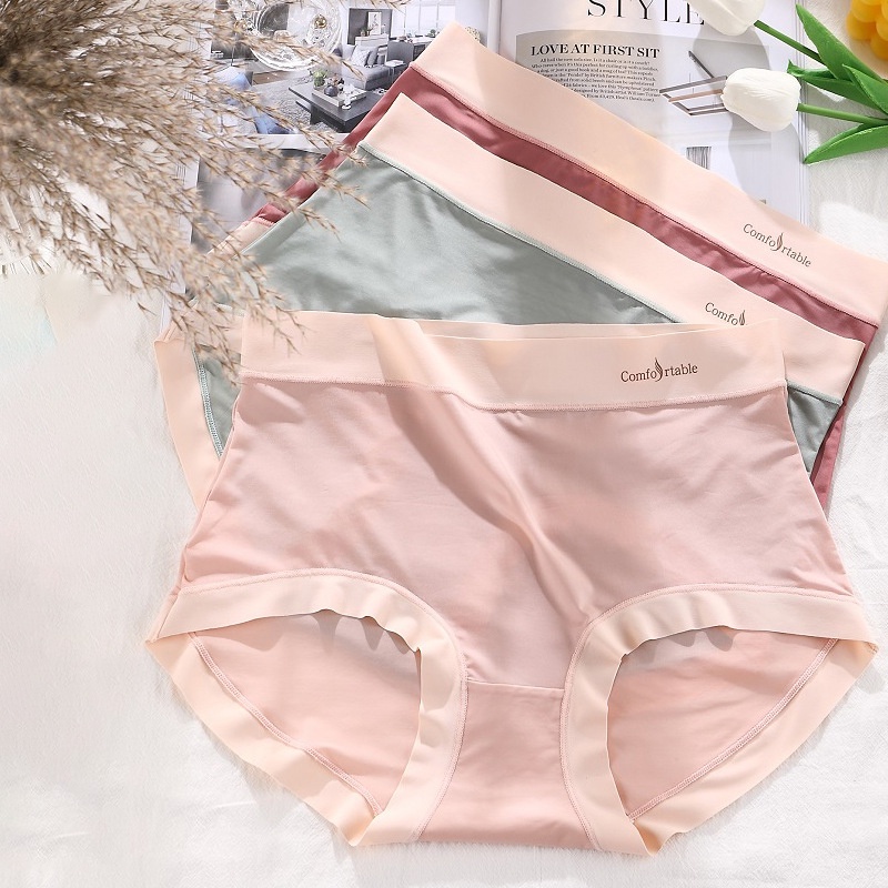 AOFEIQIKE AOFEIQIKE Quần Lót Lụa Lạnh Không Đường May Chất Lượng Cao Plus Size XL-3XL