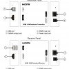 Bộ kéo dài HDMI USB KVM 100m qua Cat5e/Cat6 KL - KCE600H