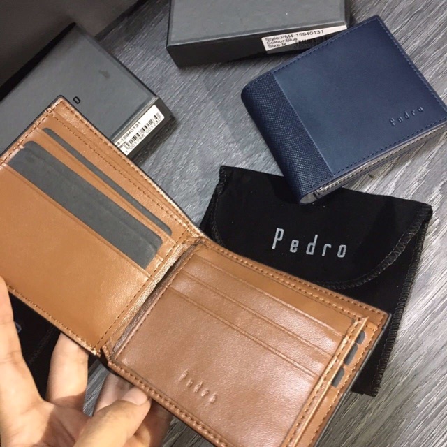 Ví nam ngang ví Per da đẹp mịn bên trong nhiều ngăn hàng cao cấp full box và túi giấy hãng
