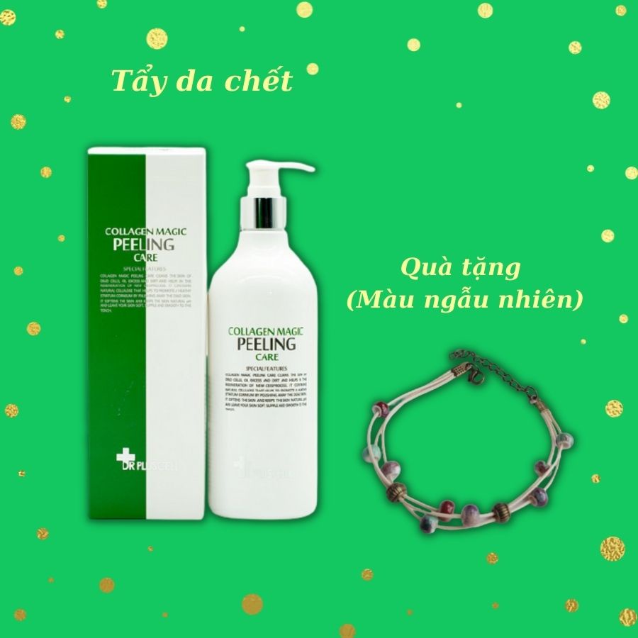 Tẩy da chết dr pluscell Collagen Magic Peeling Care 500ml