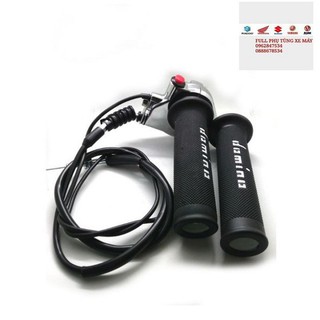 Cùm ga tăng tốc Domino full bộ gồm cùm ga, ống ga, bao tay domino - Vindecal BD