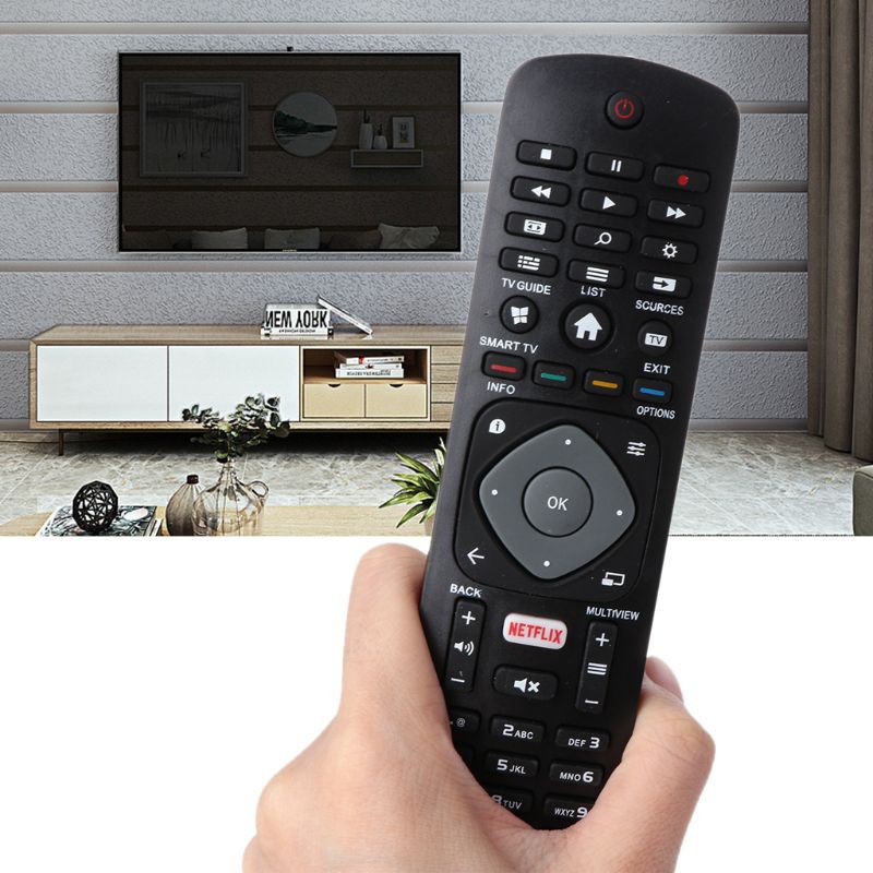 Điều Khiển Từ Xa Màu Đen Thay Thế Cho Tv Philips