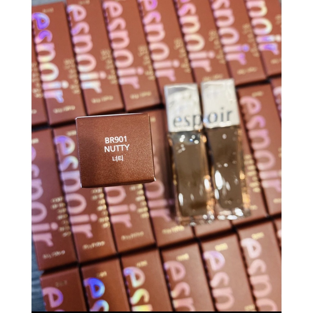 Son môi 𝙀𝙎𝙋𝙊𝙄𝙍 𝘾𝙊𝙐𝙏𝙐𝙍𝙀 𝙇𝙄𝙋𝙏𝙄𝙉𝙏 𝙎𝙃𝙄𝙉𝙀, dòng son tint với hai màu Vampy và Nutty được các chị em ưa chuộng