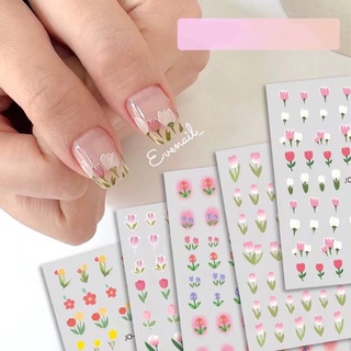 Sticker mẫu hoa trang trí dán móng tay nail