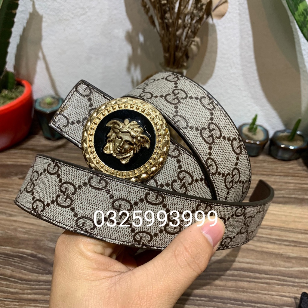 Thắt lưng nam cao cấp, thắt lưng nam thời trang, dây lưng mặt kim loại nguyên khối mẫu trơn trẻ trung