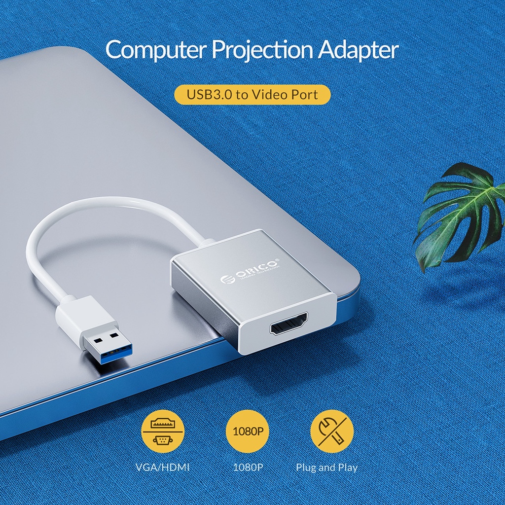 Bộ chuyển USB 3.0 Sang HDMI full hd1080p Orico UTH - Hàng Phân Phối chính hãng