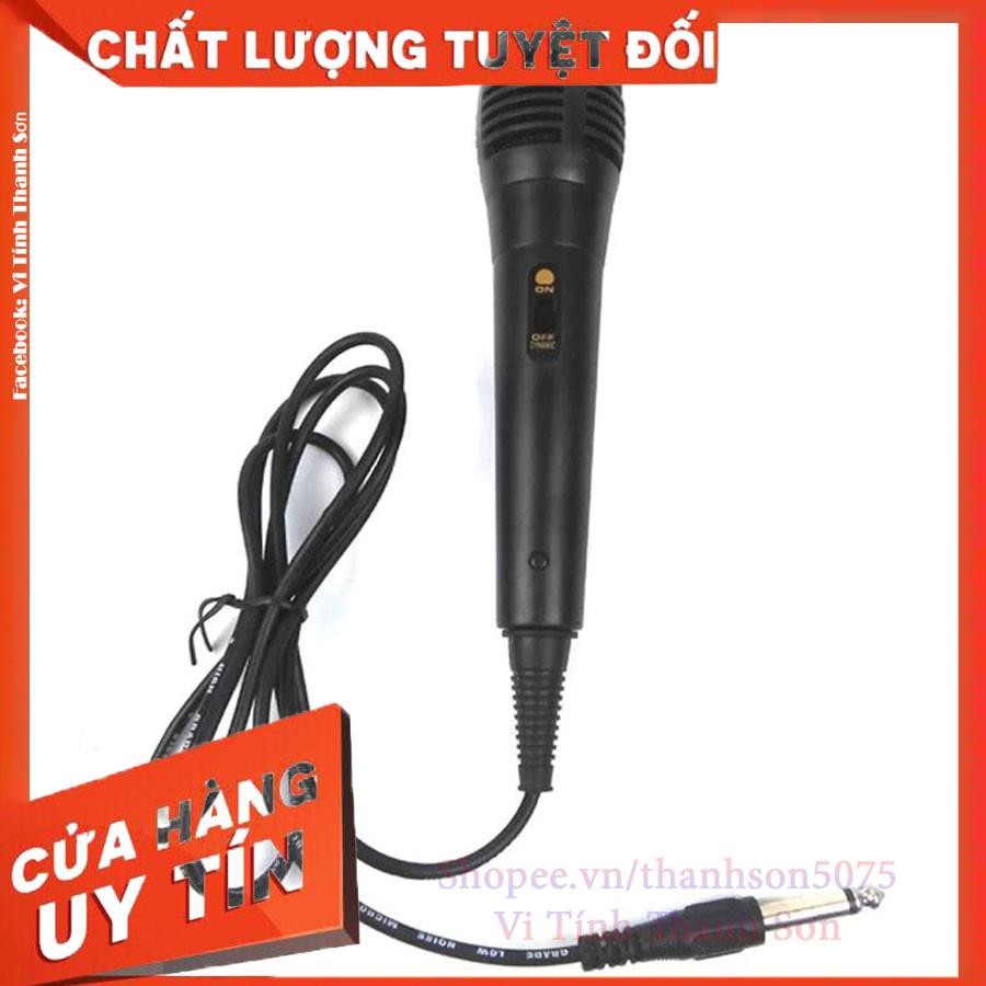 Micro có dây jack 6.5 ly dành cho loa bluetooth có kèm chức năng hát karaoke P88,P89... - Vi Tính Thanh Sơn