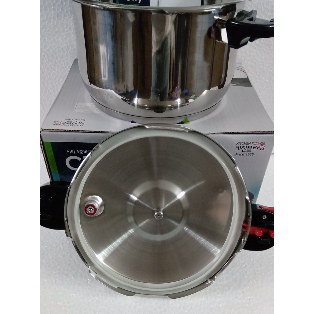 Nồi áp suất inox Hàn Quốc Kitchen Flower dùng được bếp từ